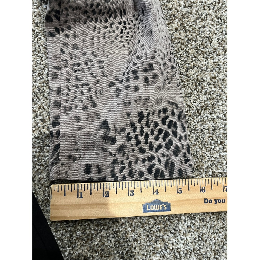 Gigi Moda Made in Italy Leopard Print Pant Women's Size Small 28x28 - Picture 6 of 10